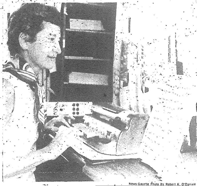 Bettye Krolick transcribing music