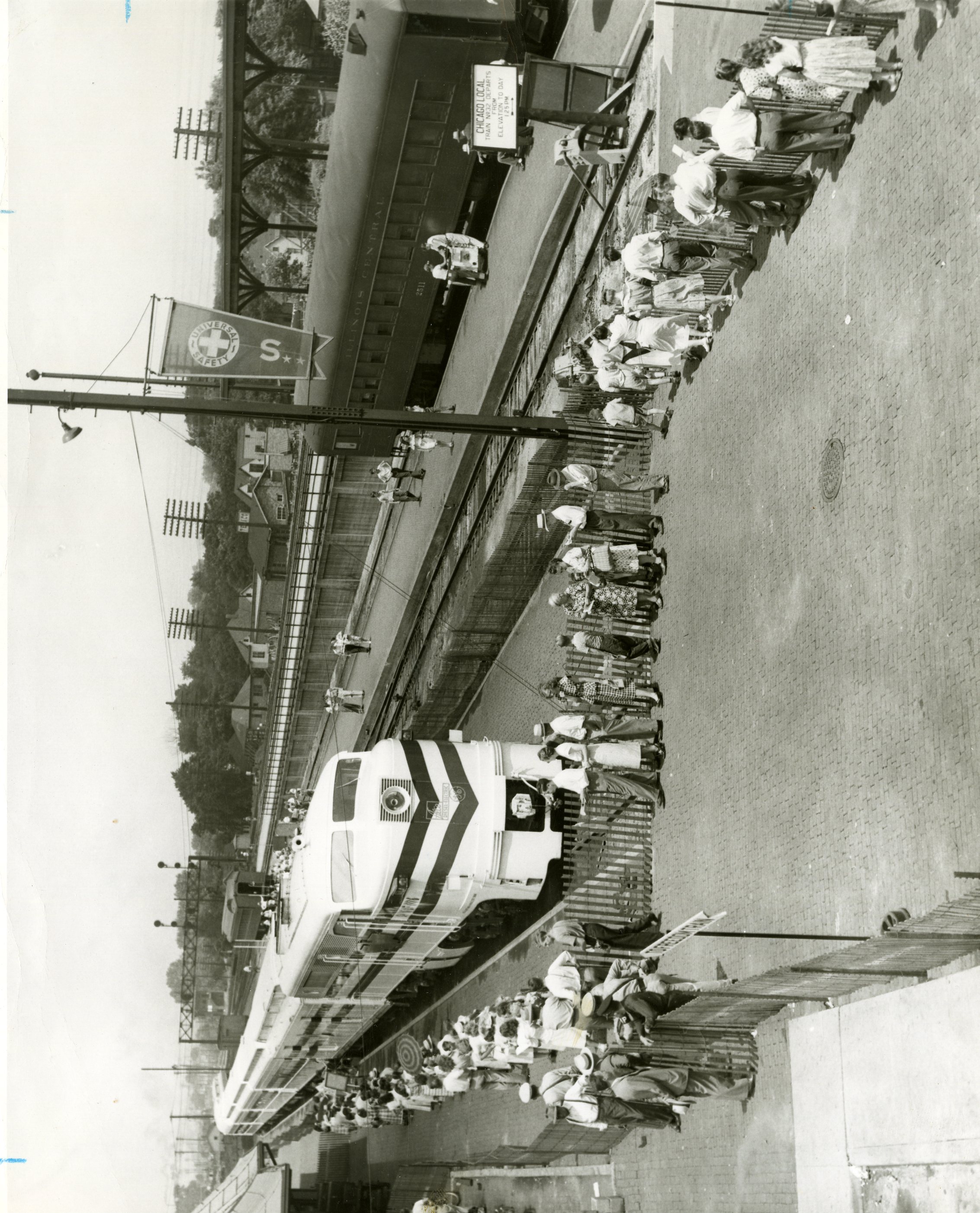Freedom Train in Champaign, July 16, 1948