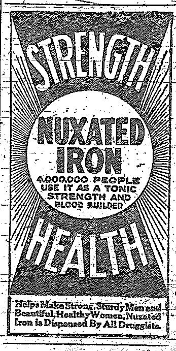 Nuxated Iron Ad