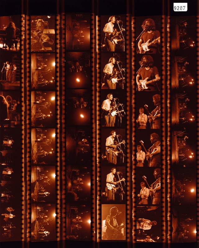 Photograph negatives of the Grateful Dead