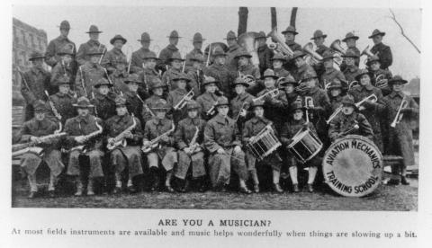 Aviation Mechanics Training School Band, Chanute Field, circa 1917