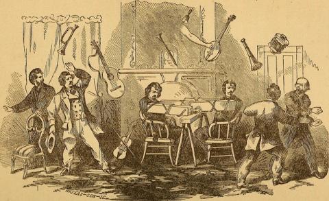 Internet Archive Book Image of the Davenport Bros. Trumpet Seance