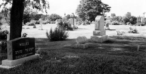Welles Cemetery, Compromise Township, Champaign County