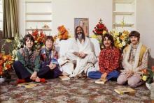 The Beatles with Maharishi Yogi in India, 1967