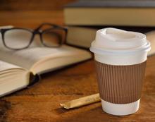 Enjoy a cup of coffee at our Library cafe. ""