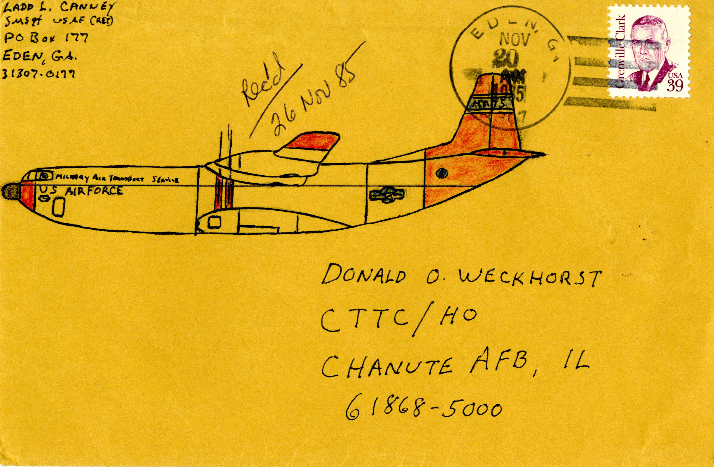 Envelope Art of Douglass C-133A