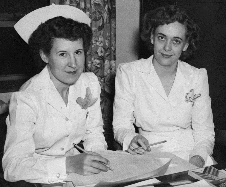 Burnham City Hospital nurses, 1946
