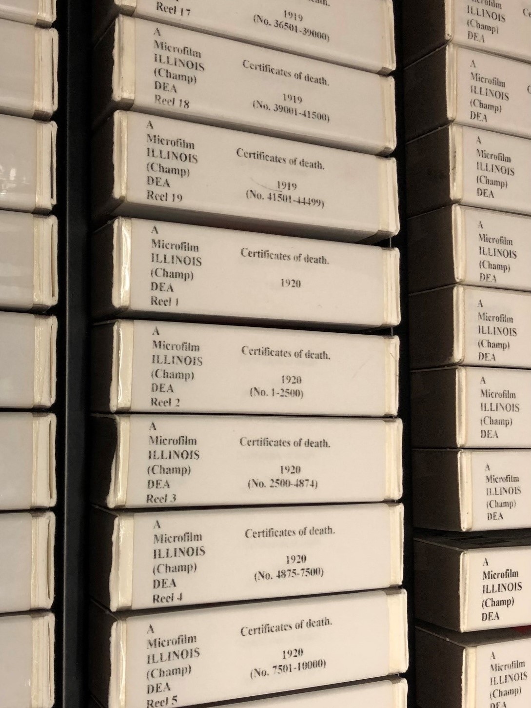 Death Records Microfilm