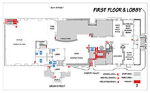1st Floor map