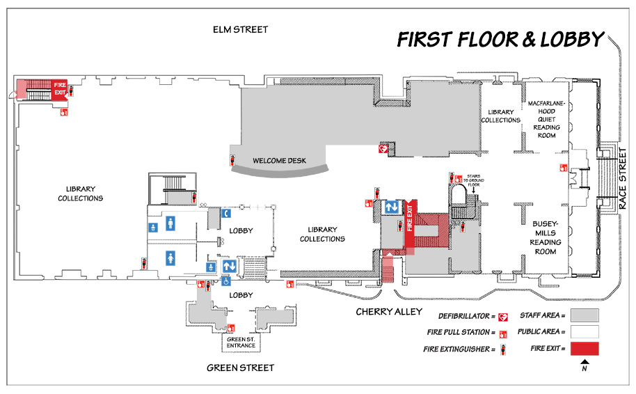 1st floor map