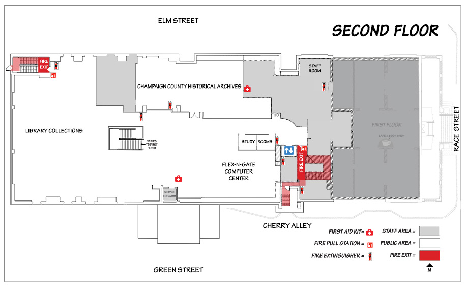 Second Floor Map