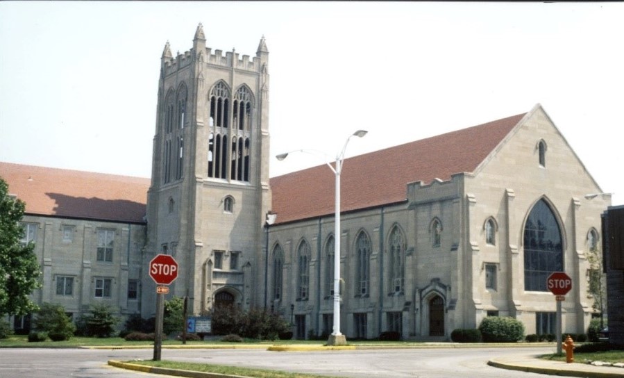 The First Methodist Church circa 1950.