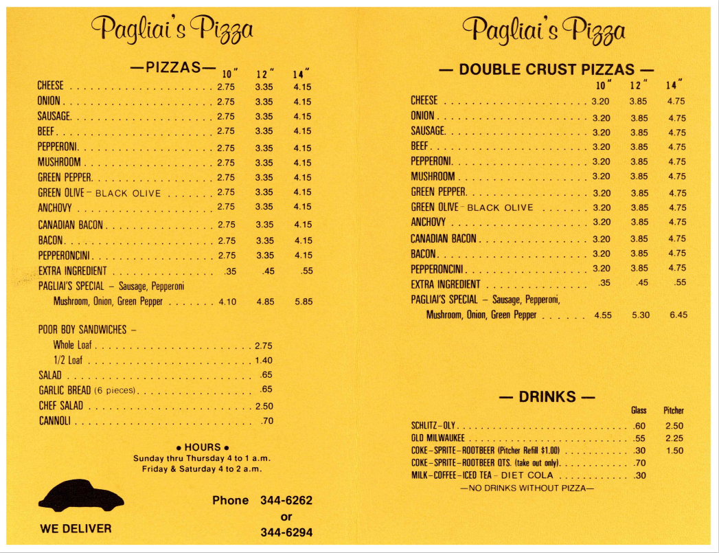 The Champaign County Historical Archives Menu Collection: Menus Matter ...