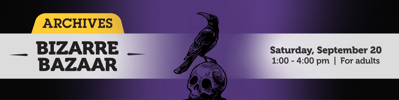 The Bizarre Bazaar on Saturday, September 20 at 1:00 pm