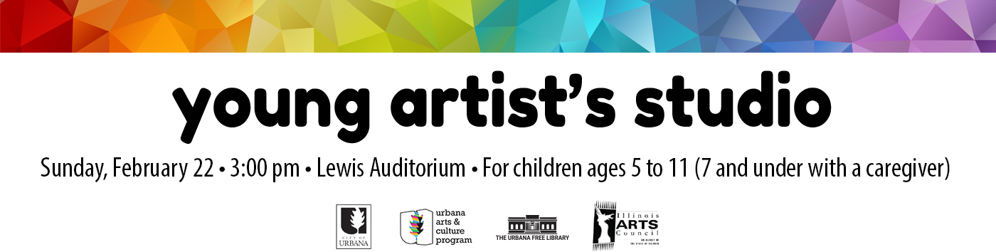Young Artist's Studio on Sunday, February 22 at 3:00 pm