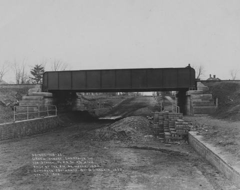 Green Street Bridge, Champaign, 1923