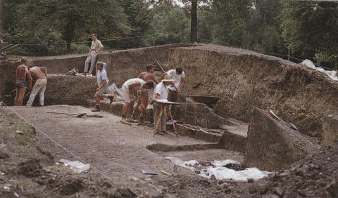 Mound 72, Cahokia excavation