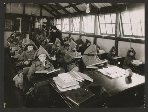 Open Air School #1 and #2 - On roof of Mary Crane Nursery, Chicago, IL