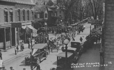 May Day Parade, Urbana, Illinois, 1920