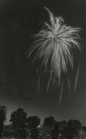 Fireworks, July 4, 1978, Champaign, IL