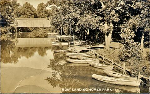 Homer Park Boat landing, 1928