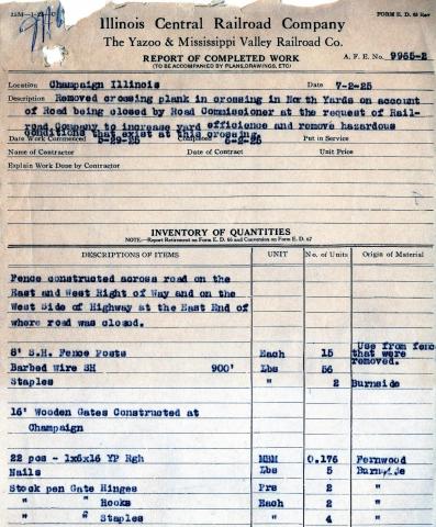 Project Completion Reports-Champaign Co., Champaign, 1925-WA 9965
