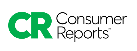 Consumer Reports with the letters CR written in a large green font to the left