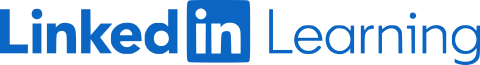 LinkedIn Learning written in blue font