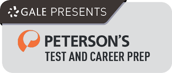 Peteron's Test and Career Prep logo with Gale Presents written above