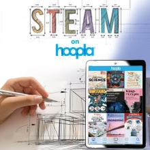 STEAM on Hoopla graphic