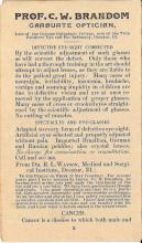 pamphlet, Dr. M. Brandom, oculists and aurists, page 2