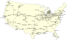 United States Contract Air Mail Service Routes, 1925-1930