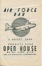 Chanute AFB Open House Program, August 1945