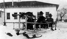 Chanute snowmobile, 1917