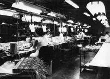 Factory workers at Magnavox, Urbana, Illinois