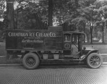 Champaign Ice Cream Co. truck, not dated 