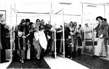 Urbana Kmart opening day, April 3, 1975