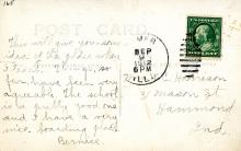 Postcard from Bernice Harrison, reverse side 