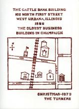 Cattle Bank Building, Champaign, IL 1973 Inside