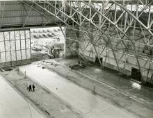 Construction of a new hangar, 1940