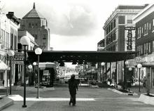 Downtown Champaign Mall, April 27, 1975