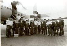 Robertson + Chanute Airmen: The General traveled with the Chanute Airmen as they toured. 