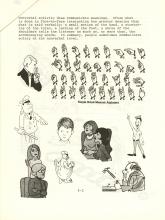 Donald Weckhorst instruction booklet, inner page. Shown American Sign Language alphabet and several clip art images.